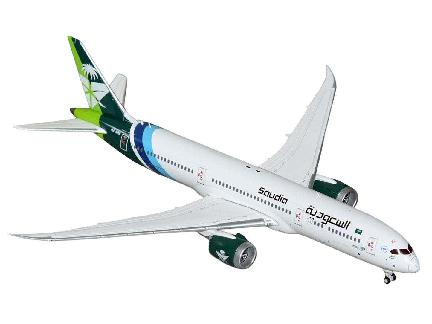 Boeing 787-9 Commercial Aircraft "Saudia Airline" (HZ-ARB) White with Tail Graphics 1/400 Diecast Model Airplane by GeminiJets <h2>Boeing GeminiJets</h2> <p>High-quality car perfect for collectors and