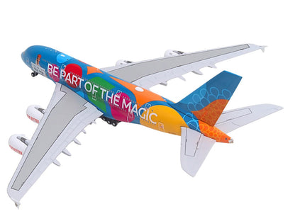 Airbus A380-800 Commercial Aircraft "Emirates Airlines - Destination Dubai" (A6-EES) Blue with Graphics 1/400 Diecast Model Airplane by GeminiJets <h2>Airbus GeminiJets</h2> <p>High-quality car perfec