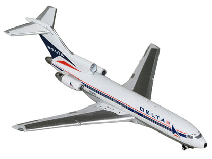Boeing 727-100 Commercial Aircraft "Delta Air Lines" (N1633) White with Red and Blue Stripes 1/400 Diecast Model by GeminiJets <h2>Boeing GeminiJets</h2> <p>High-quality car perfect for collectors ent