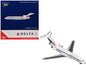 Boeing 727-100 Commercial Aircraft "Delta Air Lines" (N1633) White with Red and Blue Stripes 1/400 Diecast Model by GeminiJets <h2>Boeing GeminiJets</h2> <p>High-quality car perfect for collectors ent