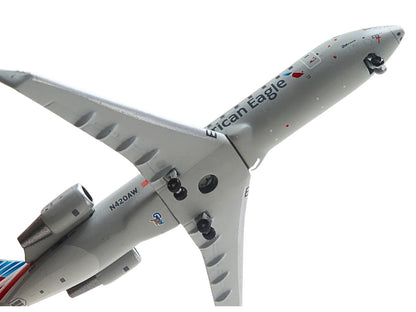 Bombardier CRJ200 Commercial Aircraft "American Eagle - Air Wisconsin" (N420AW) Gray with Red and Blue Tail 1/400 Diecast Model Airplane by GeminiJets <h2>Bombardier GeminiJets</h2> <p>High-quality ca