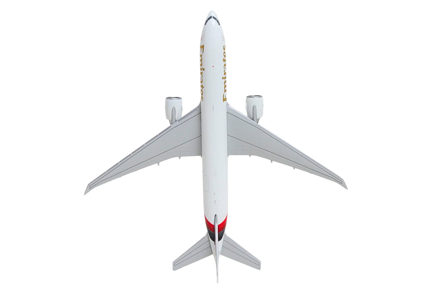 Boeing 777F Commercial Aircraft "Emirates SkyCargo" (A6-EFV) White with Striped Tail 1/400 Diecast Model by GeminiJets <h2>Boeing GeminiJets</h2> <p>High-quality car perfect for collectors and enthusi