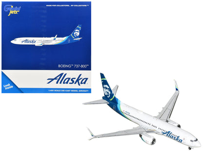 Boeing 737-800 Commercial Aircraft (N517AS) 1/400 Diecast Aircraft - GeminiJets
