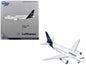 Airbus A319-100 Commercial Aircraft "Lufthansa" (D-AIBF) White with Dark Blue Tail 1/400 Diecast Model Airplane by GeminiJets <h2>Airbus GeminiJets</h2> <p>High-quality car perfect for collectors and
