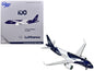 Airbus A320neo Commercial Aircraft "Lufthansa 100th Anniversary" (D-AING) White and Dark Blue 1/400 Diecast Model Airplane by GeminiJets