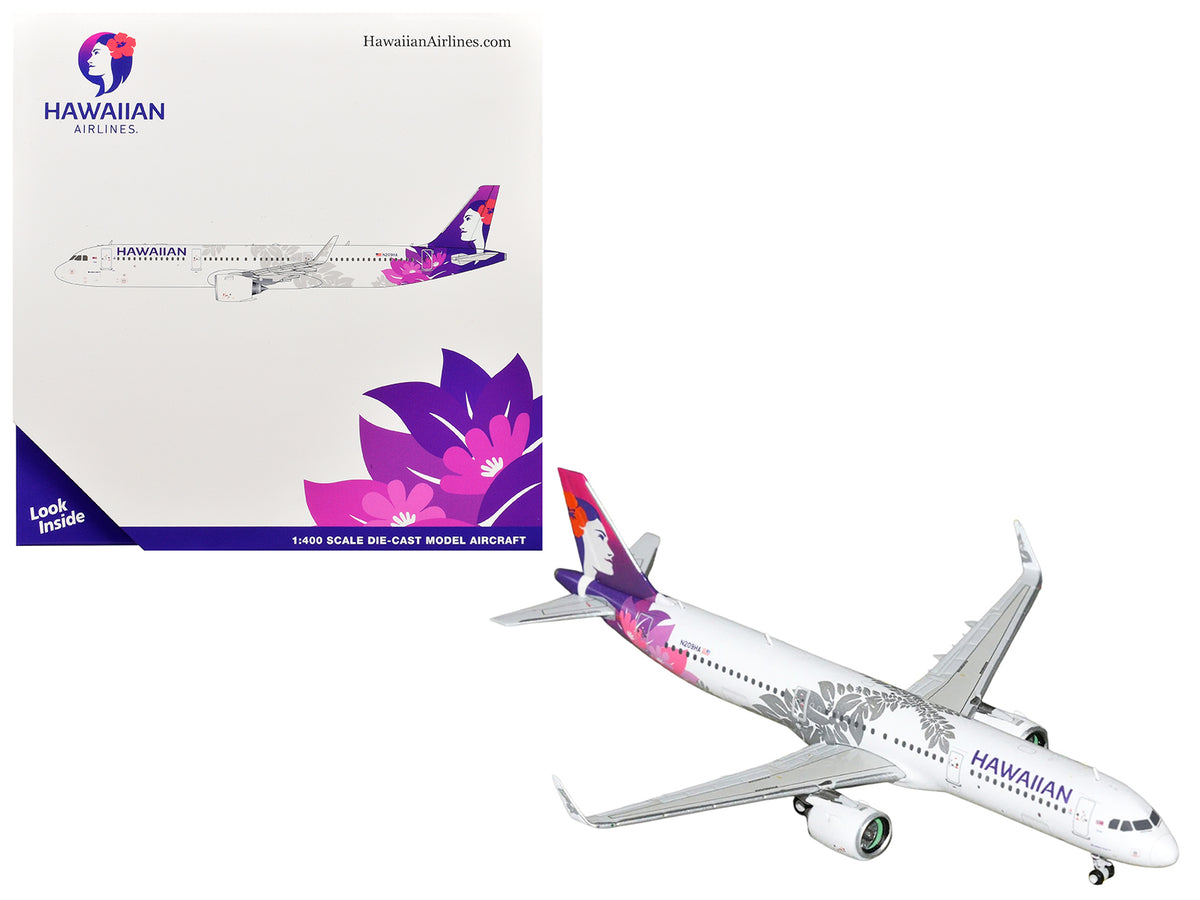 Airbus A321neo Commercial Aircraft (N209HA) 1/400 Diecast Aircraft - GeminiJets