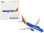 Boeing 737 MAX 8 Commercial Aircraft "Southwest Airlines" (N8788L) Blue with Red and Yellow Stripes 1/400 Diecast Model Airplane by GeminiJets <h2>Boeing GeminiJets</h2> <p>High-quality car perfect fo