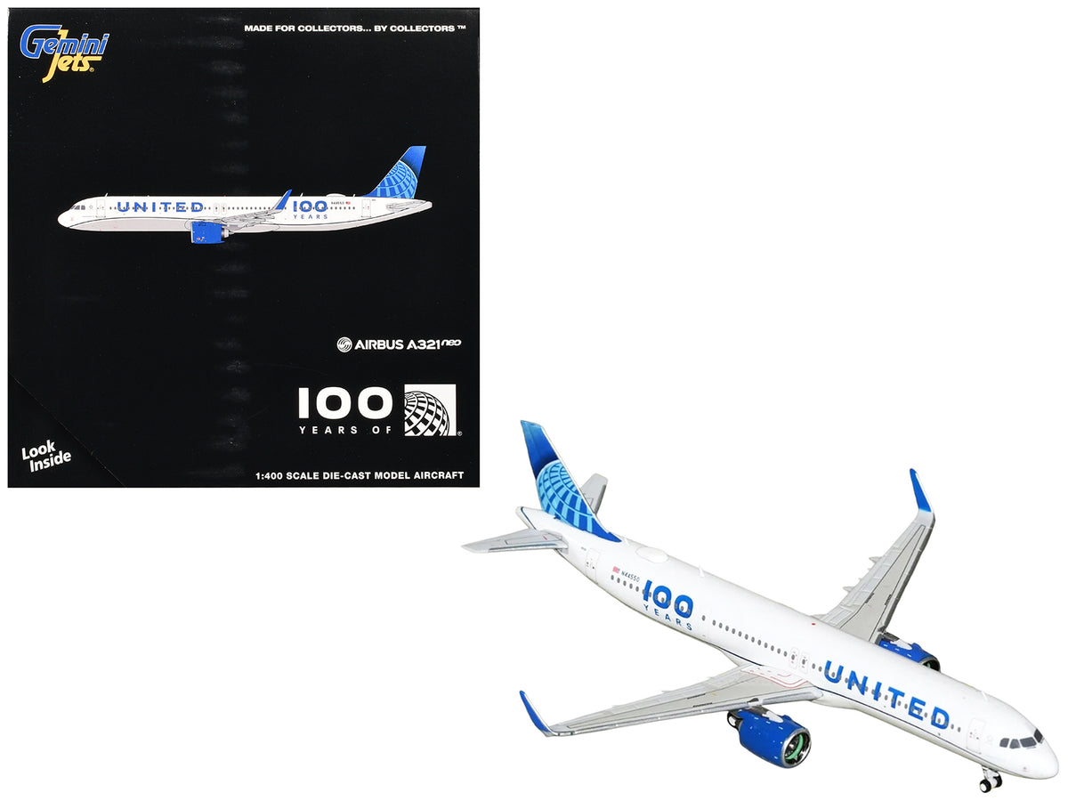 Airbus A321neo Commercial Aircraft (N44550) 1/400 Diecast Aircraft - GeminiJets