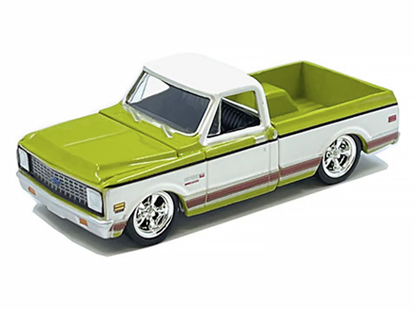 GreenLight 1972 Chevrolet C-10 Short Bed Pickup Truck Mustard Yellow and White "Mijo Exclusives" Series 1/64 Diecast Model Car by <h2>1972 Greenlight</h2> <p>High-quality perfect for collectors enthus