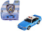 1987 Ford Mustang Blue White Top 1/64 Diecast Model Car - Greenlight