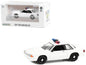 GreenLight 1987-1993 Ford Mustang SSP White Police Car with Light Bar "Hot Pursuit" "Hobby Exclusive" Series 1/64 Diecast Model by <h2>1987-1993 Greenlight</h2> <p>High-quality perfect for collectors