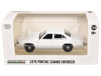 GreenLight 1976-77 Pontiac LeMans Enforcer White "Hot Pursuit - Hobby Exclusive" Series 1/64 Diecast Model Car by <h2>1976-77 Greenlight</h2> <p>High-quality perfect for collectors and enthusiasts. Fe