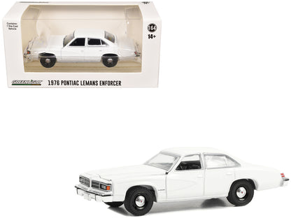 GreenLight 1976-77 Pontiac LeMans Enforcer White "Hot Pursuit - Hobby Exclusive" Series 1/64 Diecast Model Car by <h2>1976-77 Greenlight</h2> <p>High-quality perfect for collectors and enthusiasts. Fe