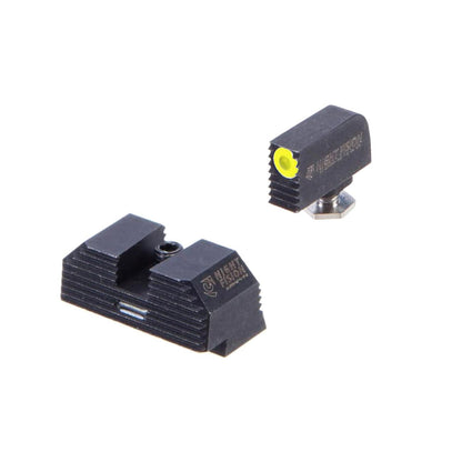 Night Fision Night Sight Set for Glock 17/19/34 Yellow