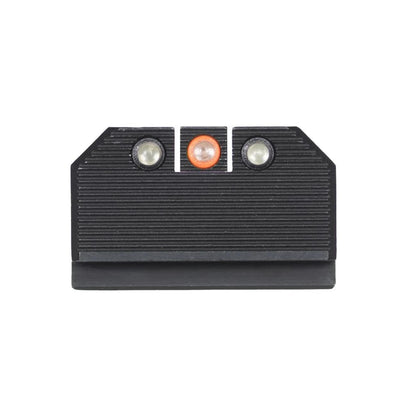 Night Fision Perfect Dot™ Night Sight Set – Optic Co-Witness Height Orange Front/Blank Square Rear