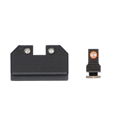 Night Fision Perfect Dot™ Night Sight Set – Optic Co-Witness Height Orange Front/Blank Square Rear