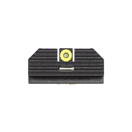 Night Fision Night Sight Set for Glock 42/43/43x/43x MOS  Yellow Front Ring/Rear Green Bar
