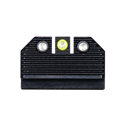 Night Fision Optics-Ready Stealth Series for Glock 42/43/43X MOS Yellow Front Ring/Black Rear