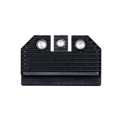 Night Fision Optics-Ready Stealth Series for SG Glock 42/43/43X/43X MOS Black Front Ring/Black Rear
