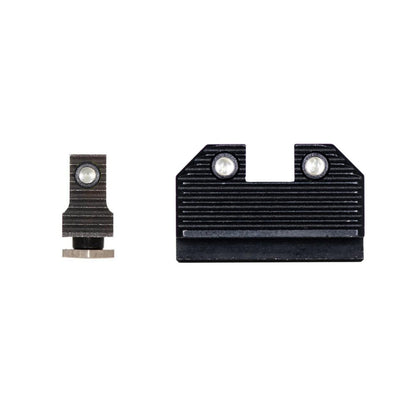 Night Fision Optics-Ready Stealth Series for SG Glock 42/43/43X/43X MOS Black Front Ring/Black Rear