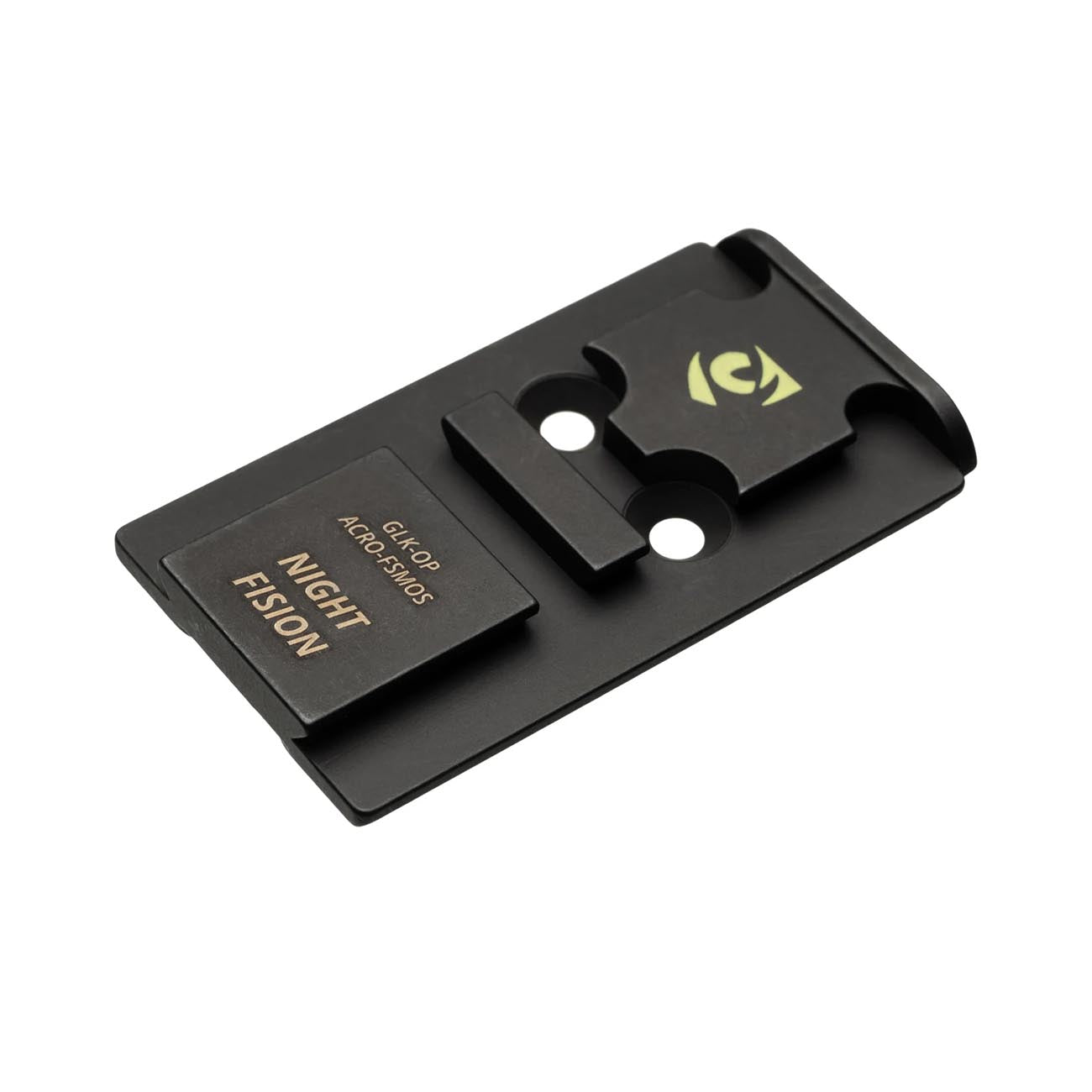 Night Fision Precision Optic Plate: Glock MOS (19/17/47) to ACRO P-2 Footprint
