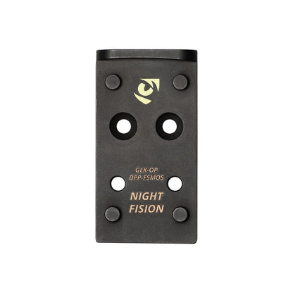 Night Fision Precision Optic Plate: Glock Full Size MOS (19/17/47) to DPP Footprint