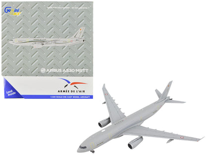 Airbus A330 MRTT Tanker Aircraft "Armee de l'Air - French Air Force" Gray "Gemini Macs" Series 1/400 Diecast Model Airplane by GeminiJets <h2>Airbus GeminiJets</h2> <p>High-quality car perfect for col