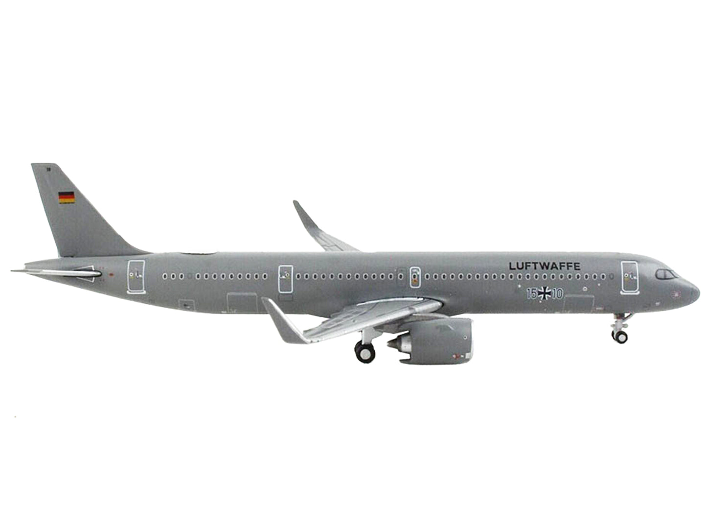 Airbus A321neo Transport Aircraft "German Luftwaffe" Gray "Gemini Macs" Series 1/400 Diecast Model Airplane by GeminiJets <h2>Airbus GeminiJets</h2> <p>High-quality car perfect for collectors and enth