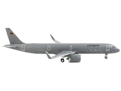 Airbus A321neo Transport Aircraft "German Luftwaffe" Gray "Gemini Macs" Series 1/400 Diecast Model Airplane by GeminiJets <h2>Airbus GeminiJets</h2> <p>High-quality car perfect for collectors and enth