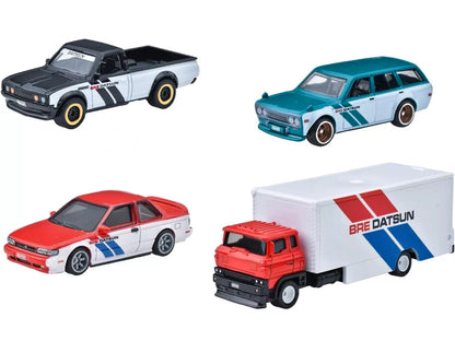 Hot Wheels "BRE" Set of 4 pieces Series "Premium" 2024 U Diecast Model Cars by <h2>"BRE" Wheels</h2> <p>High-quality car perfect for collectors and enthusiasts. Features detailed interior exterior cra