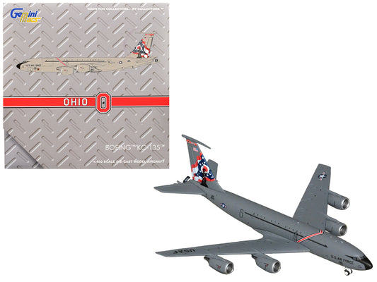 Boeing KC-135R Stratotanker Aircraft "Ohio Air National Guard" United States Air Force (63-8013) Gray "Gemini Macs" 1/400 T&y Diecast Model Airplane by GeminiJets