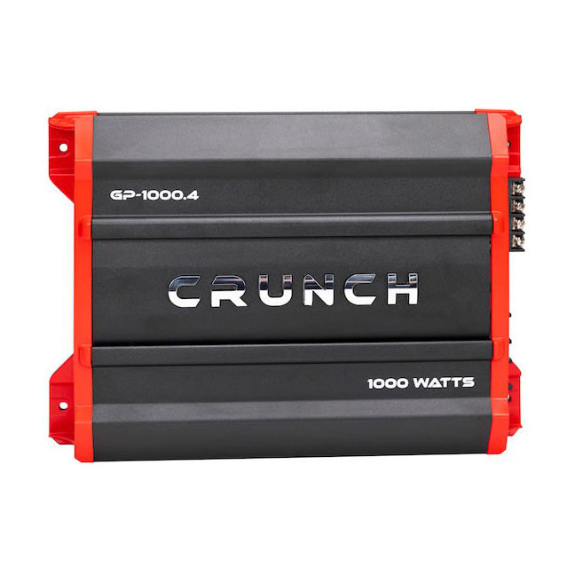 Crunch Ground Pounder 4 x 125 @ 4 Ohms 4 x 250 @ 2 Ohms 2 x 500 Watts @ 4 Ohms Bridged