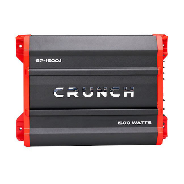 Crunch Ground Pounder 1 x 750 @ 4 Ohms 1 x 1500 @ 2 Ohms N/A @ 1 Ohms Class A/B