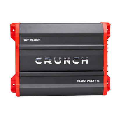 Crunch Ground Pounder 1 x 750 @ 4 Ohms 1 x 1500 @ 2 Ohms N/A @ 1 Ohms Class A/B