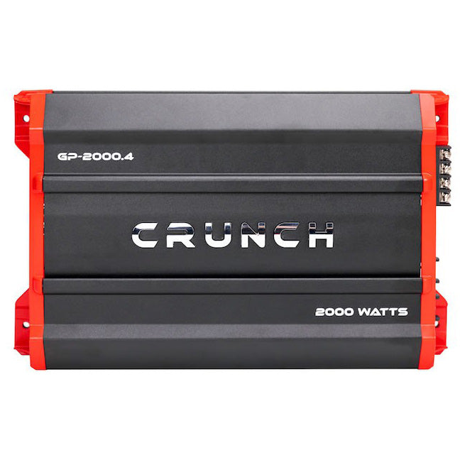 Crunch Ground Pounder 4 x 250 @ 4 Ohms 4 x 500 @ 2 Ohms 2 x 1000 Watts @ 4 Ohms Bridged