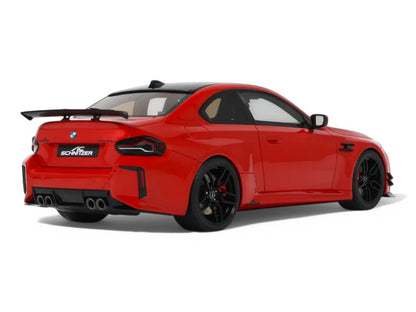 2023 AC Schnitzer ACS2 Sport (BMW M2) Toronto Red with Black Top 1/18 Model Car by GT Spirit