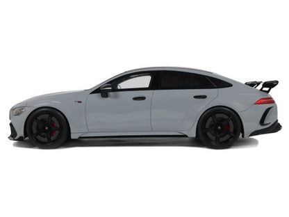 2024 Brabus Rocket 1000 Nardo Gray with Black Top 1/18 Model Car by GT Spirit