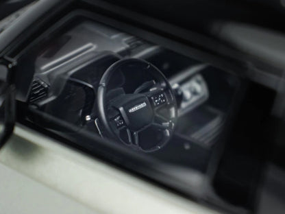 2021 Land Rover Defender 90 P400 X-Dynamic HSE Pangea Green Metallic 1/18 Model Car by GT Spirit
