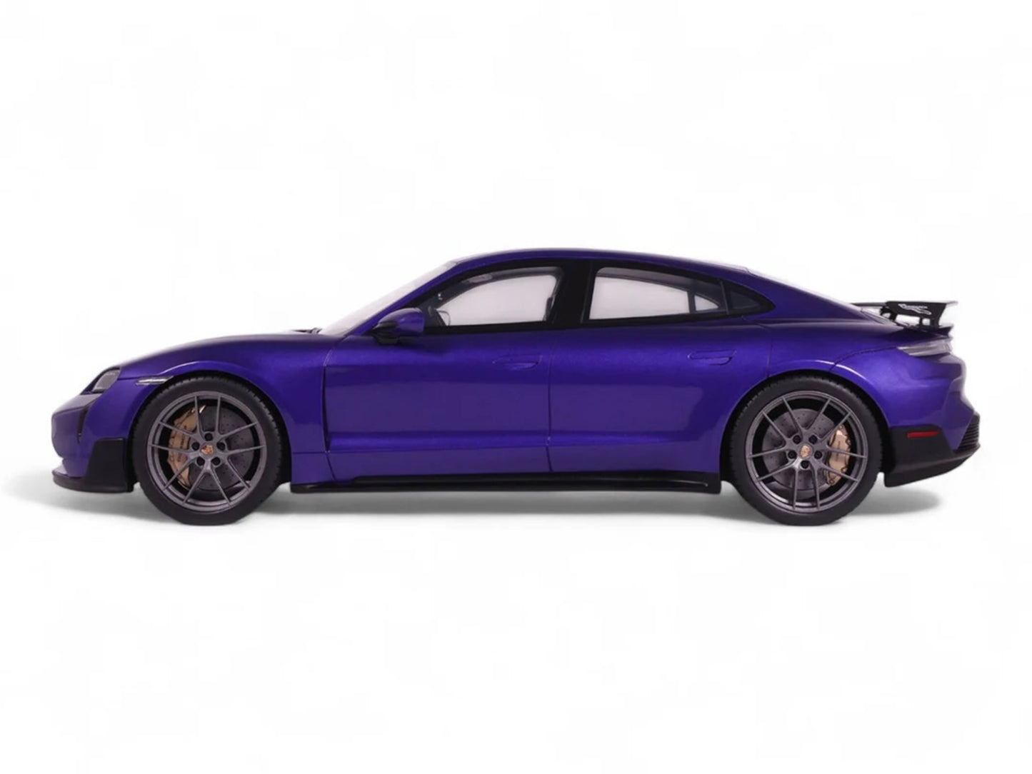 2023 Porsche Taycan Turbo GT Purple Sky Metallic 1/18 Model Car by GT Spirit