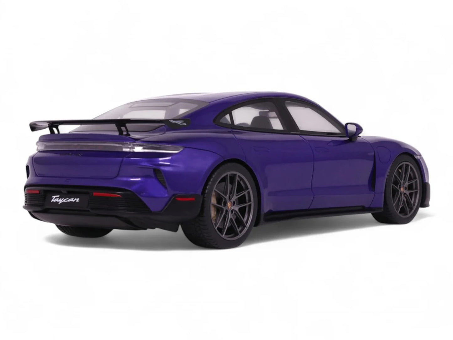 2023 Porsche Taycan Turbo GT Purple Sky Metallic 1/18 Model Car by GT Spirit