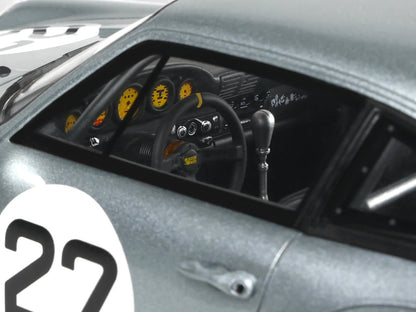 2024 RWB Yuiitsumuni #27 Silver Metallic 1/18 Model Car by GT Spirit