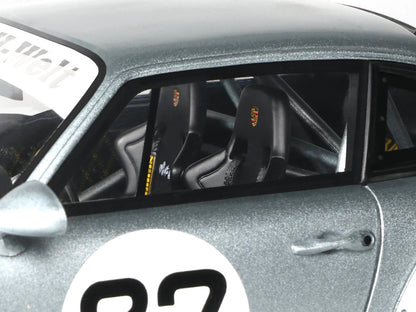2024 RWB Yuiitsumuni #27 Silver Metallic 1/18 Model Car by GT Spirit