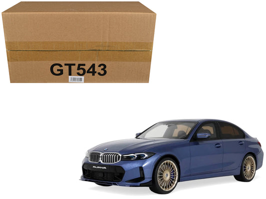 2024 BMW Alpina B3 GT Saloon Blue Metallic 1/18 Model Car by GT Spirit T&y