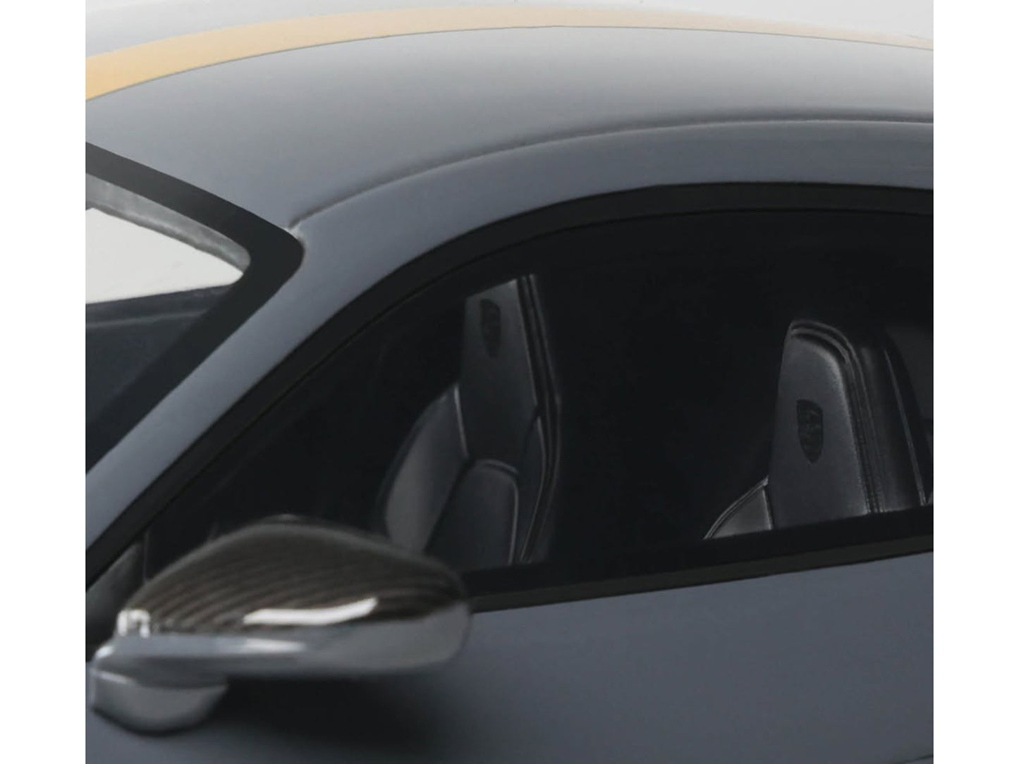 2025 Porsche 911 (992.2) GT3 Touring Gray with Gold Stripe 1/18 Model Car by GT Spirit