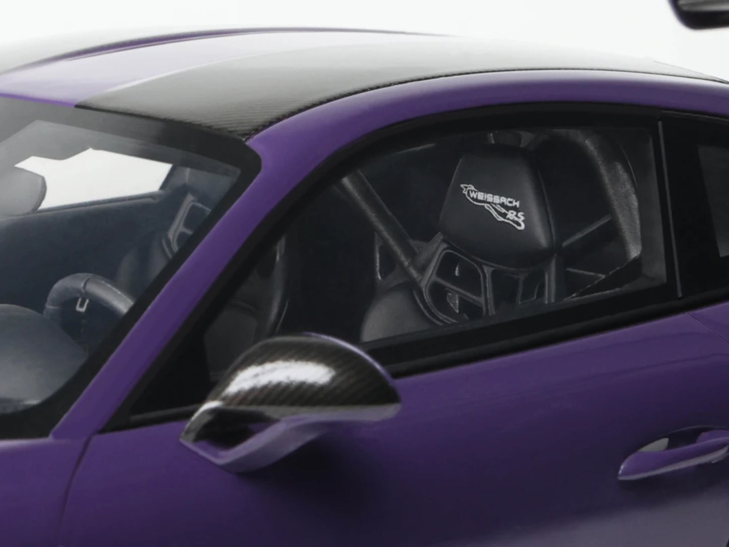 2021 Porsche 911 (991.2) GT2 RS Ultraviolet Metallic with Carbon Stripes 1/18 Model Car by GT Spirit