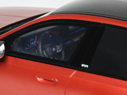 2025 BMW M5 (G90) Pebble Beach Edition Fire Orange Metallic with Black Top 1/18 Model Car by GT Spirit