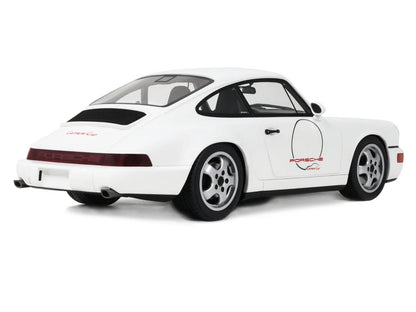 1992 Porsche 911 (964) "Carrera Cup - USA Edition" White 1/18 Model Car by GT Spirit