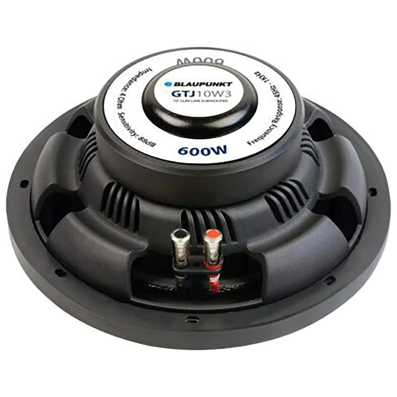Blaupunkt 10â€³ Shallow Mount Woofer 300W RMS/600W Max Single 4 Ohm Voice Coil