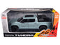 2023 Toyota Tundra TRD 4x4 Pickup Truck Lunar Rock Gray with Sunroof and Wheel Rack 1/24 Diecast Model Car