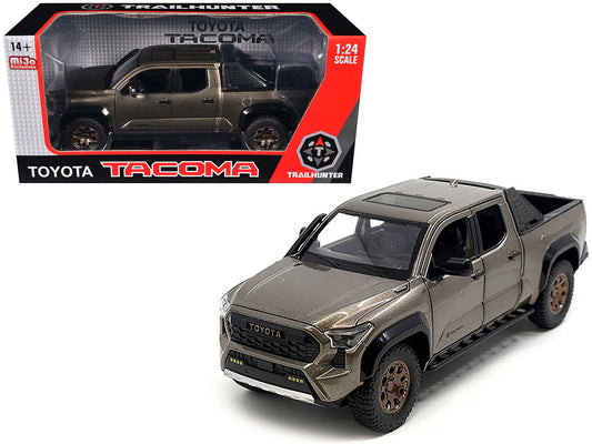 2024 T&yota Tacoma Trailhunter Edition Pickup Truck Bronze Metallic 1/24 T&y Diecast Model Car